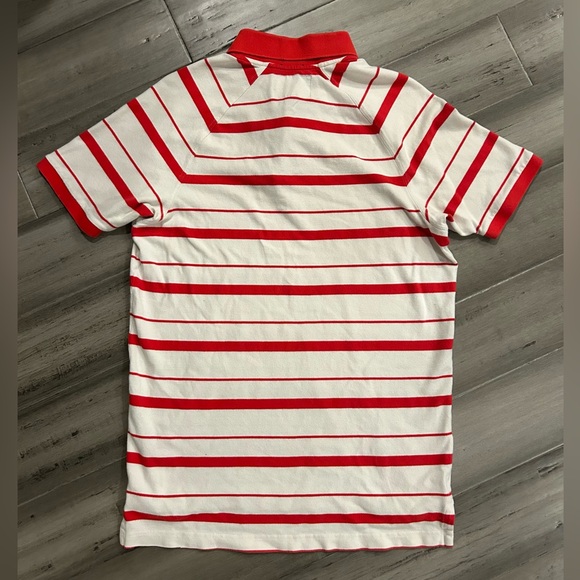 Abercrombie & Fitch Men’s Polo Shirt, Large, Red & White - Picture 3 of 3